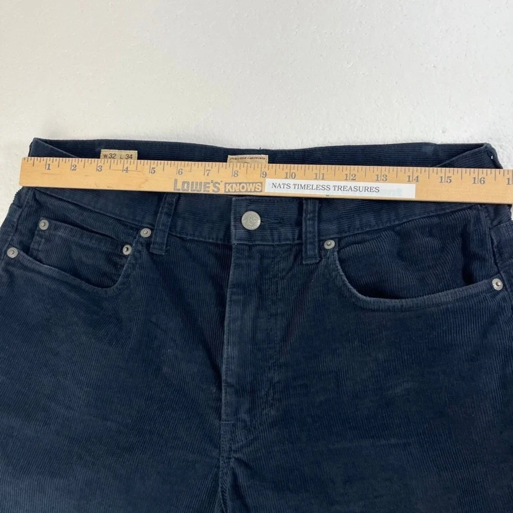 J. Crew Style 770 Corduroy‎ Pants Mens Fits 32x30 Navy Blue